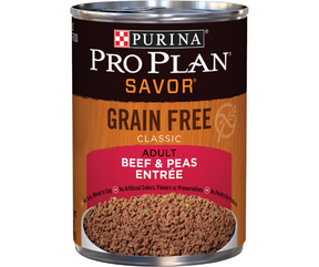 Purina Pro Plan Savor - All Breeds, Adult Dog Grain-Free Beef & Peas Entree Canned Dog Food-Southern Agriculture