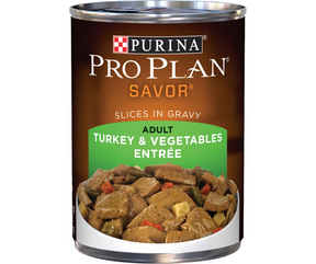 Purina Pro Plan Savor - All Breeds, Adult Dog Turkey & Vegetables Entree Slices in Gravy Canned Dog Food-Southern Agriculture