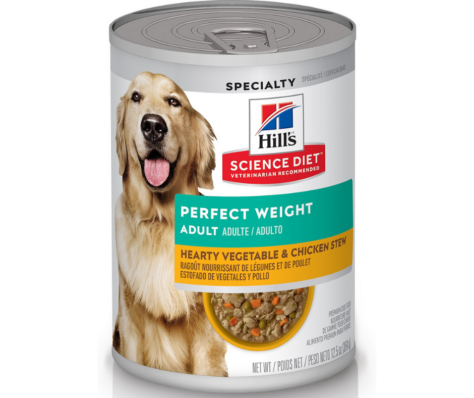 Hill's Science Diet - Overweight Breeds, Adult Dog Perfect Weight - Hearty Vegetable & Chicken Stew Canned Dog Food-Southern Agriculture