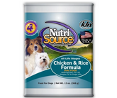 NutriSource - All Breeds, Adult Dog Chicken & Rice Recipe Canned Dog Food-Southern Agriculture