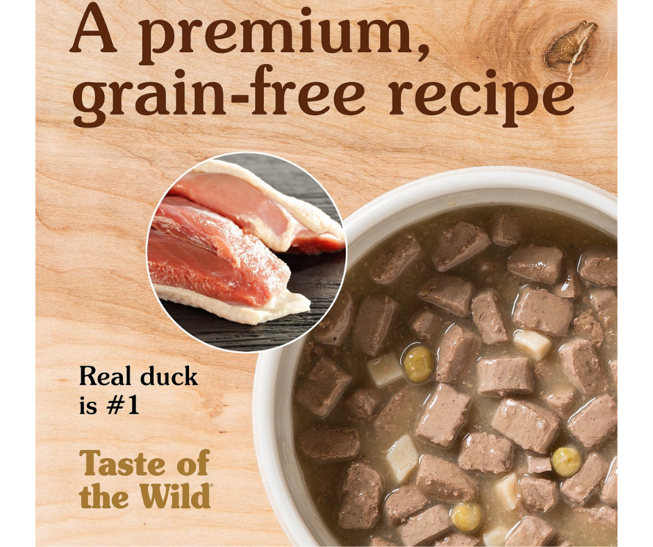 Taste of the Wild - All Breeds, Adult Dog Grain-Free Wetlands Recipe Canned Dog Food-Southern Agriculture