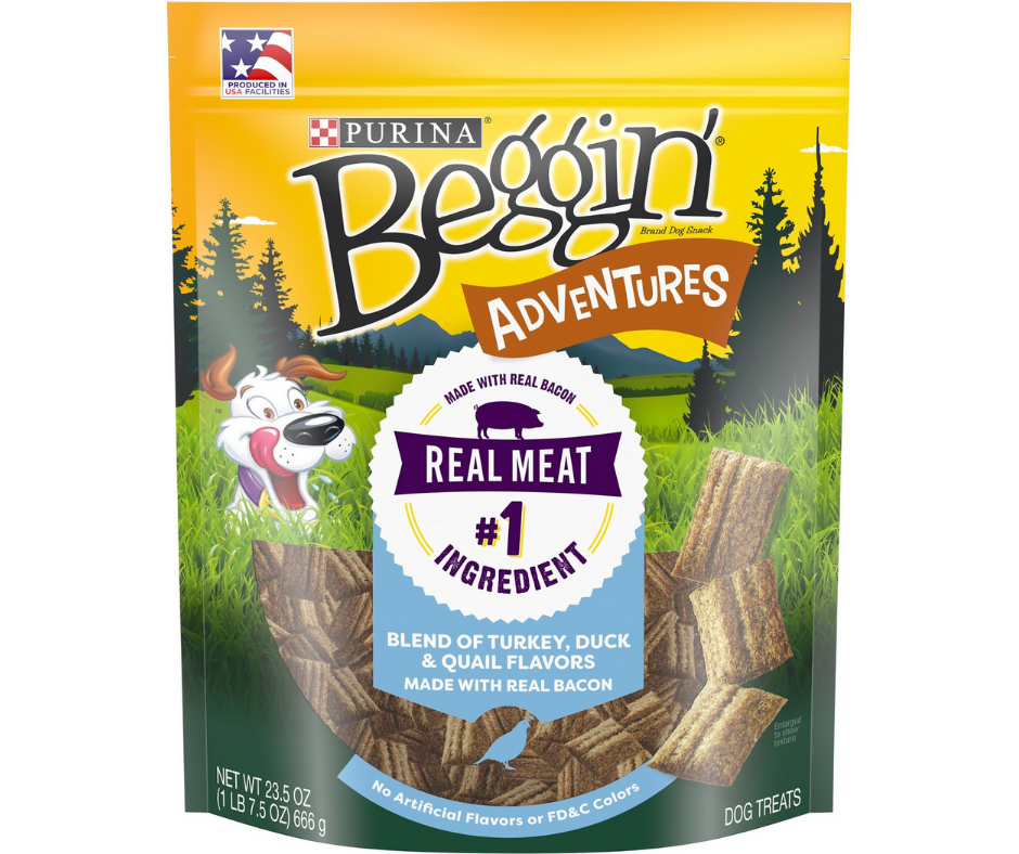 Purina - Beggin' Adventures. Turkey, Duck, & Quail Dog Treats.-Southern Agriculture