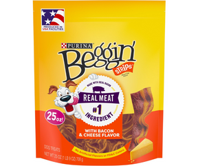 Purina - Beggin' Strips Bacon & Cheese. Dog Treats.-Southern Agriculture