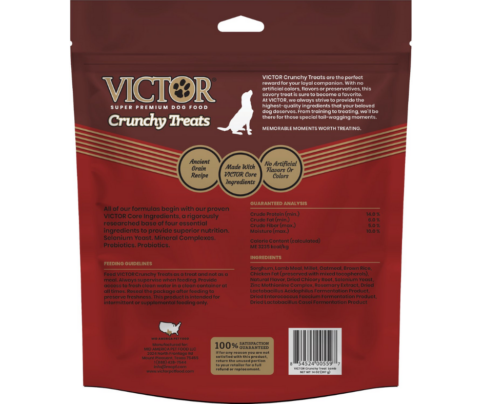 Victor - Crunchy Lamb. Dog Treats.-Southern Agriculture