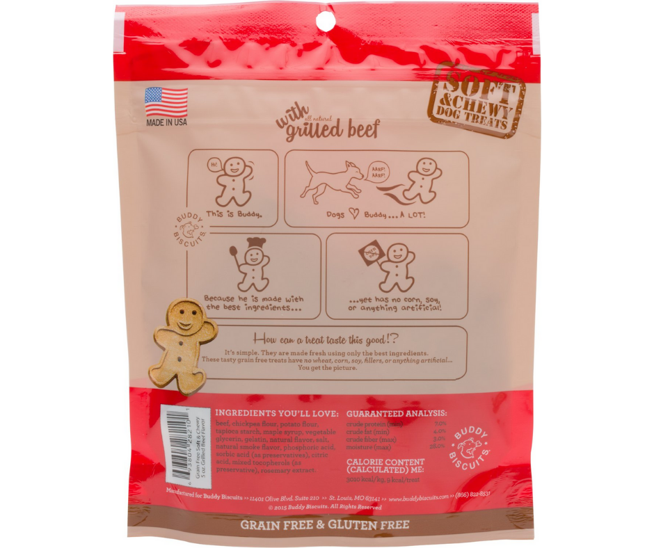 Buddy Biscuits - Grain Free Soft & Chewy Slow Roasted Beef Recipe. Dog Treats.-Southern Agriculture