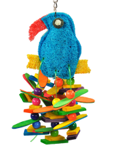 A & E Cage Company - Toucan Sam Loofa With Multi Beads & Blocks