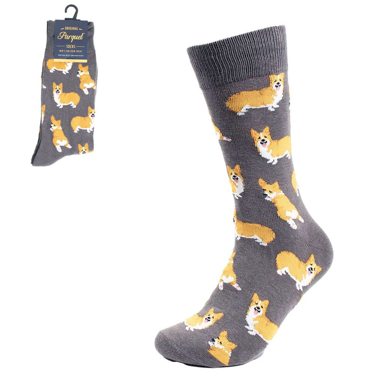 Selini NewYork - Socks Men's Dancing Dog Corgi