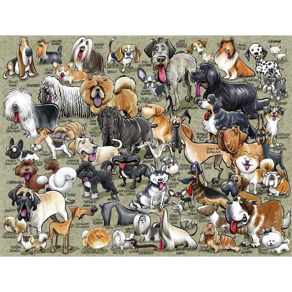 It's Just...Dogs! 1000 Piece Jigsaw Puzzle-Southern Agriculture