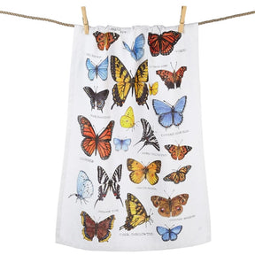 Field Guide Butterflies Printed Kitchen Towel