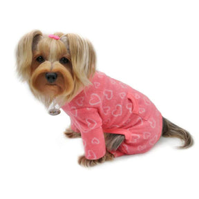 Klippo Blush of Love Fleece Turtleneck Pajamas