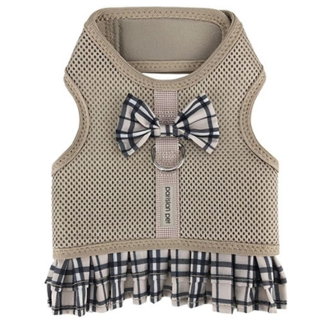 Parisian Pet - Harness Dress Khaki Plaid-Southern Agriculture