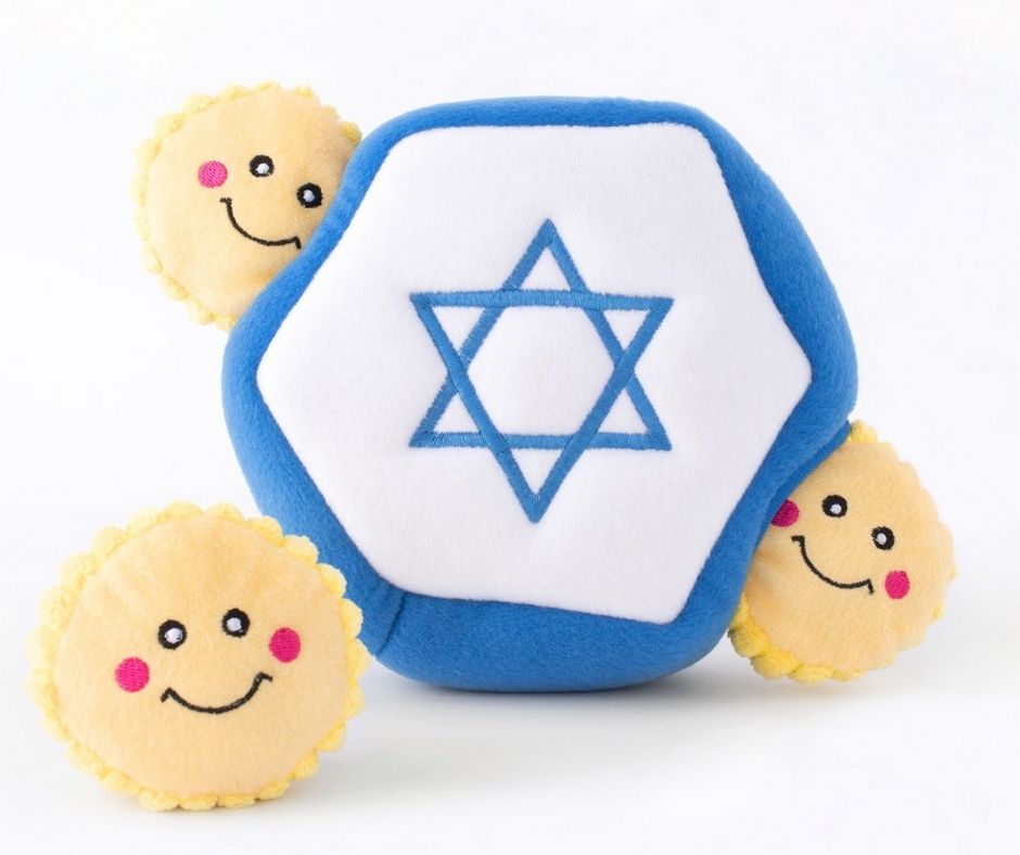 ZippyPaws, Hanukkah Zippy Burrow - Star of David.-Southern Agriculture