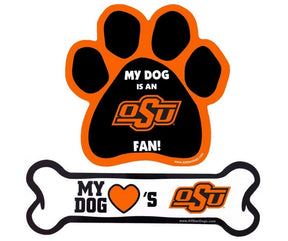 All Star Dogs - Oklahoma State Cowboys Car Magnets-Southern Agriculture