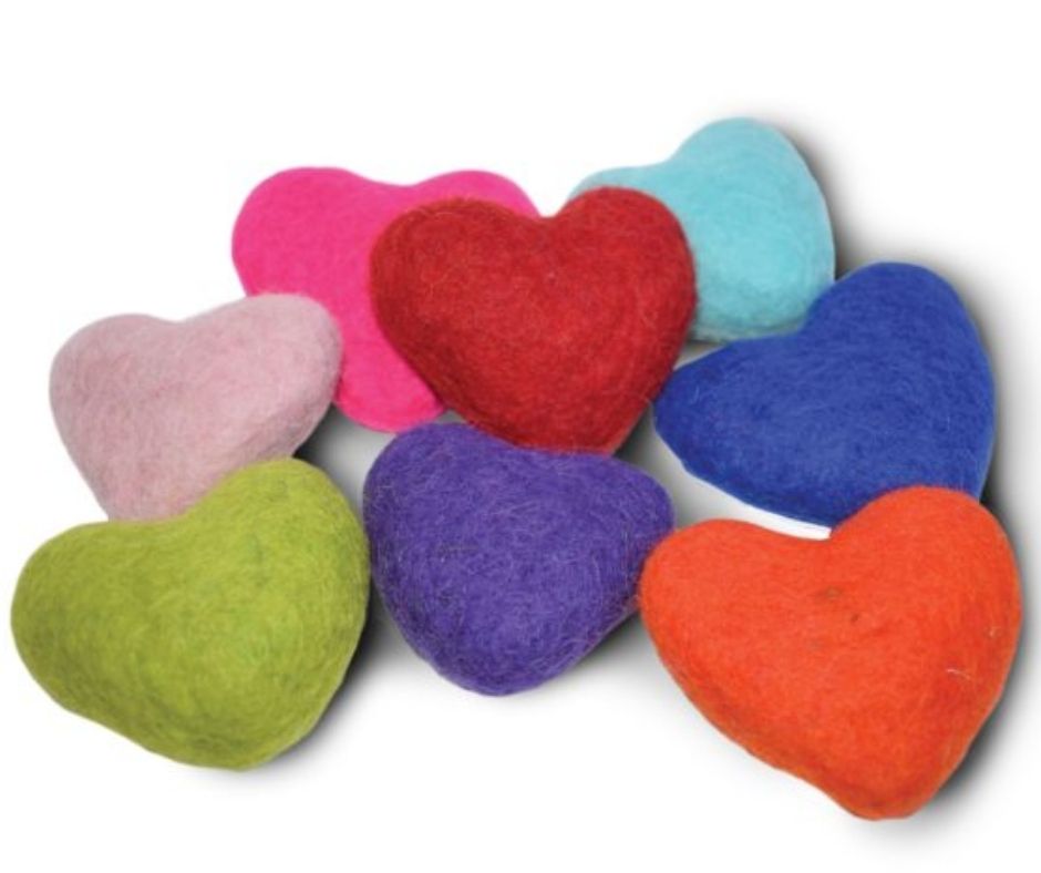 Hearts Cat Toys Pack of 2 by Dharma Dog Karma Cat-Southern Agriculture