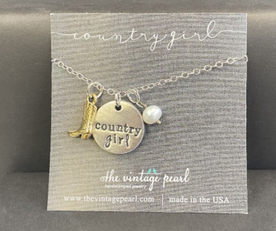 Country Girl Necklace by Vintage Pearl-Southern Agriculture