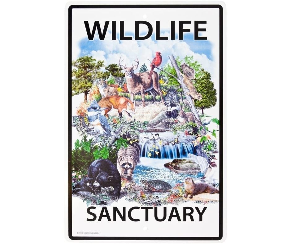 Wildlife Sanctuary Sign by Crosswalks-Southern Agriculture