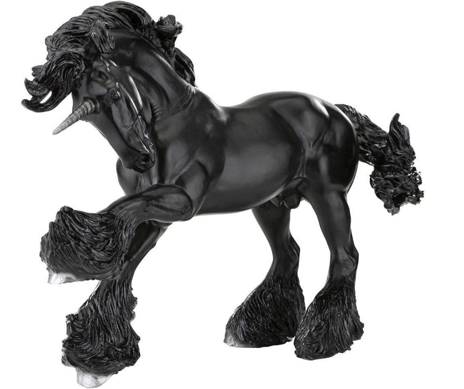 Breyer Obsidian Unicorn Stallion-Southern Agriculture