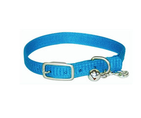 Hamilton Cat Collar Nylon Safety with Heart Charm and Bell 3/8" x 12"-Southern Agriculture