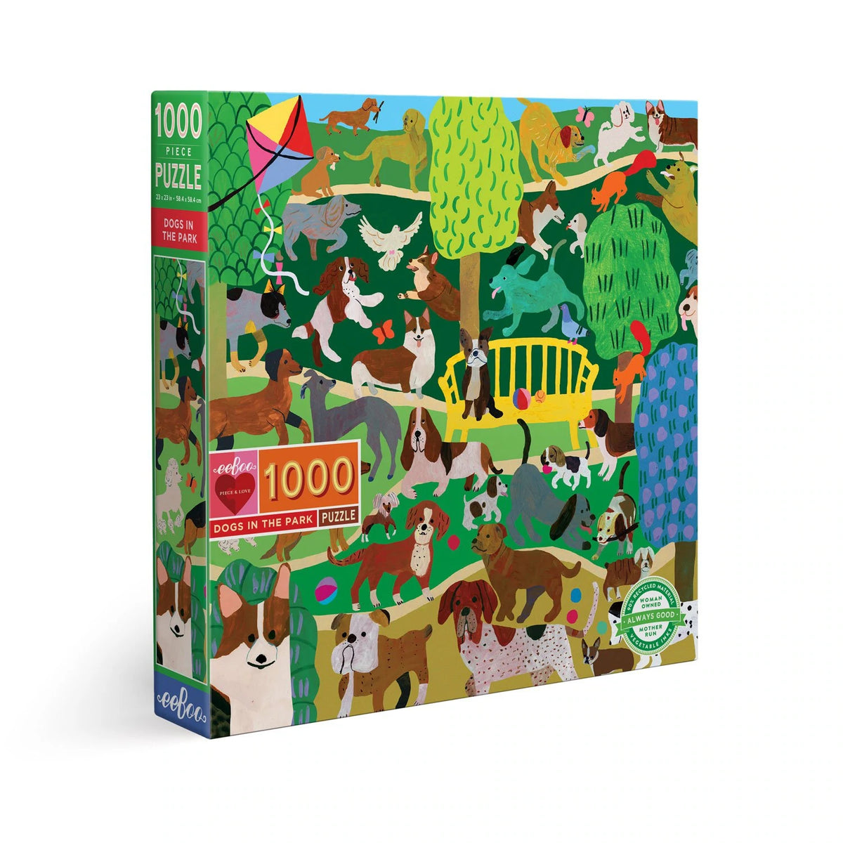 Dogs in the Park 1000 Piece Puzzle