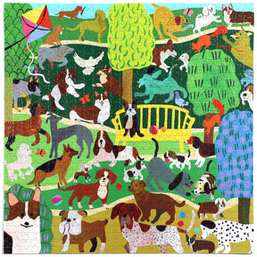 Dogs in the Park 1000 Piece Puzzle