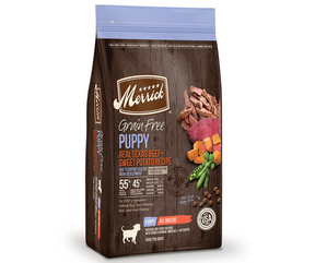 Merrick Grain Free - All Breeds, Puppy Real Texas Beef and Sweet Potato Recipe Dry Dog Food-Southern Agriculture