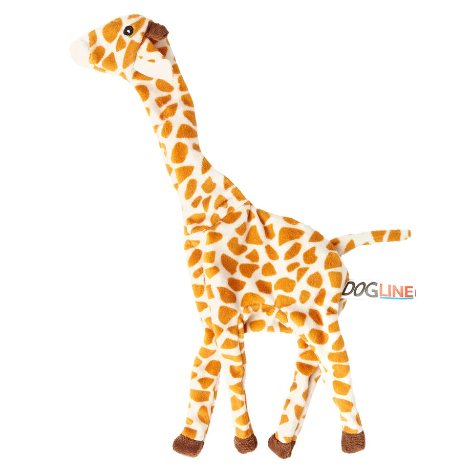 DogLine - Giraffe Crinkle Plush Dog Toy