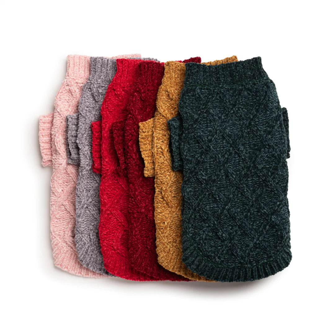 Fabdog - Sweater Chenille Ruby