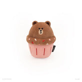 ZippyPaws - Cupcake Nomnomz Brown Bear Plush