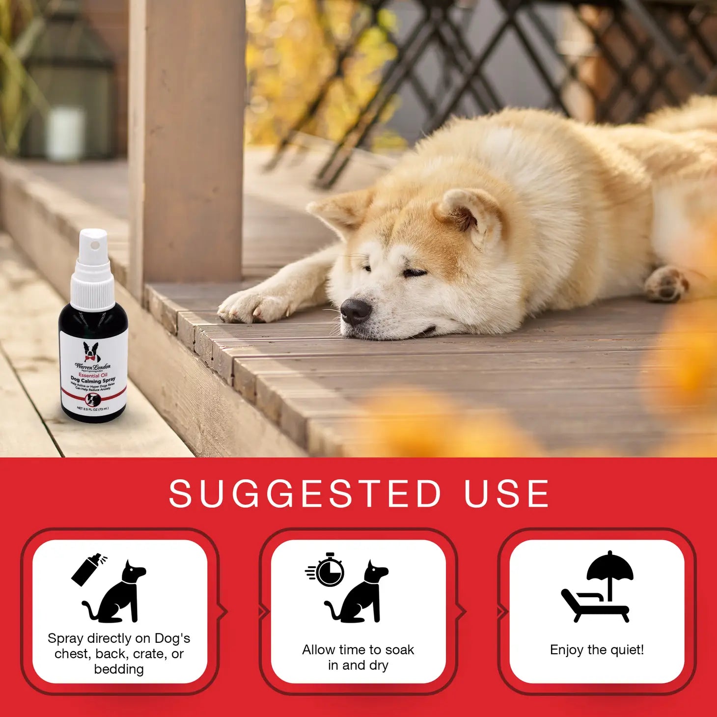 Warren London - Essential Oil Dog Calming Spray