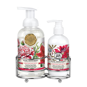 Michel Design Works Caddy with Hand Soap & Body Lotion Christmas