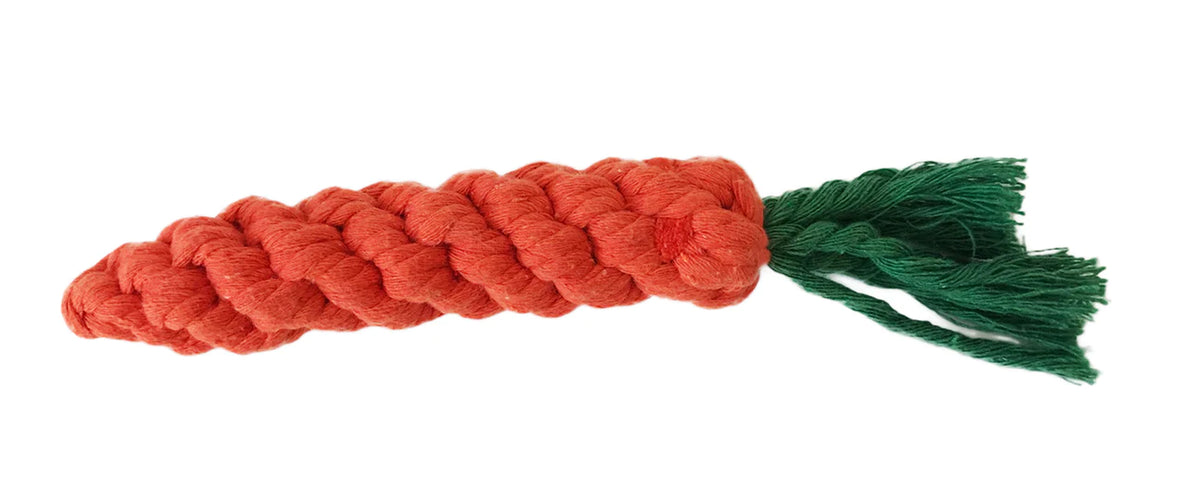 Midlee - Rope Carrot Easter Dog Toys