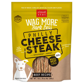 Cloud Star - Wag More Bark Less Jerky Philly Cheesesteak Beef