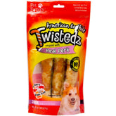 Twistedz Beefhide Rolls W/Pork 7" 3 pk