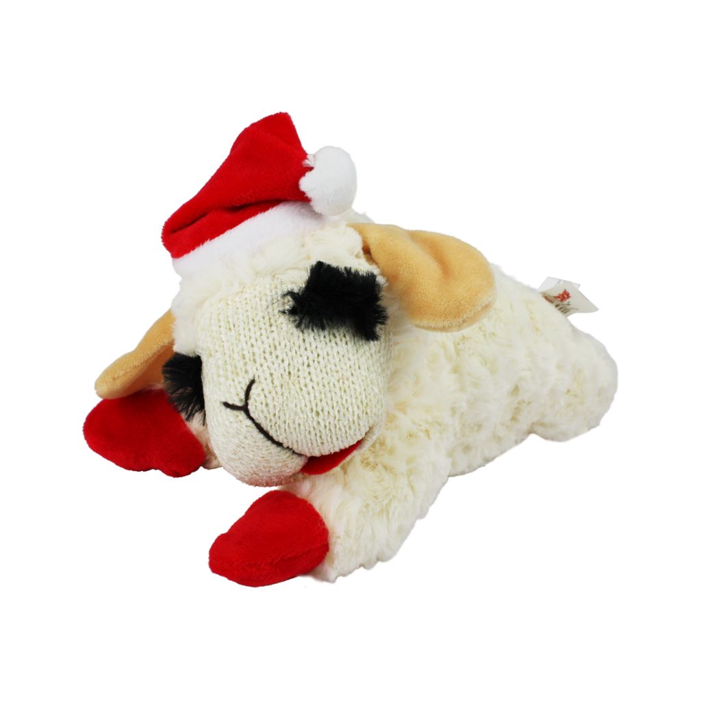 Multipet - Lambchop Holiday w/ Santa Hat Dog Toy