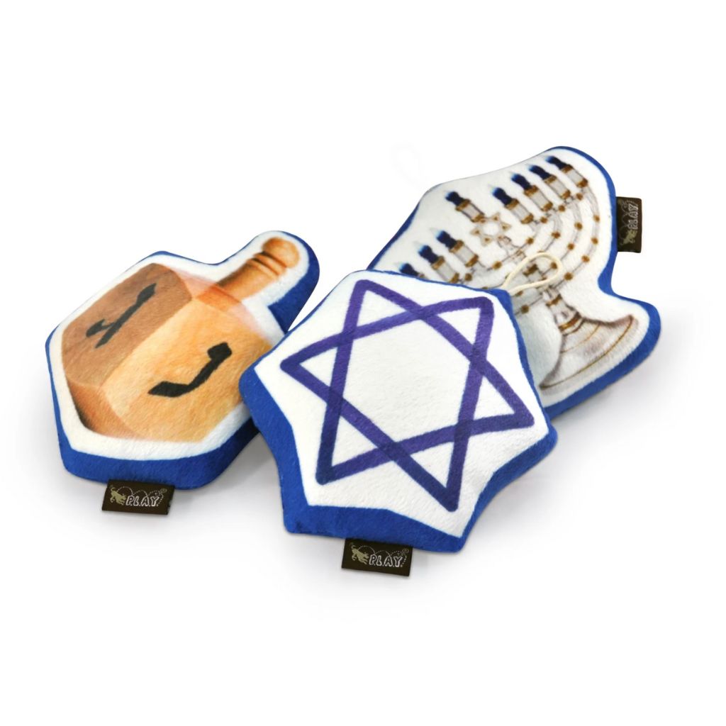 P.L.A.Y. - Hanukkah Toys - Dreidel, Menorah or Star of David