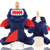 The Honest Dog Company - Shark Costume Blue w Red