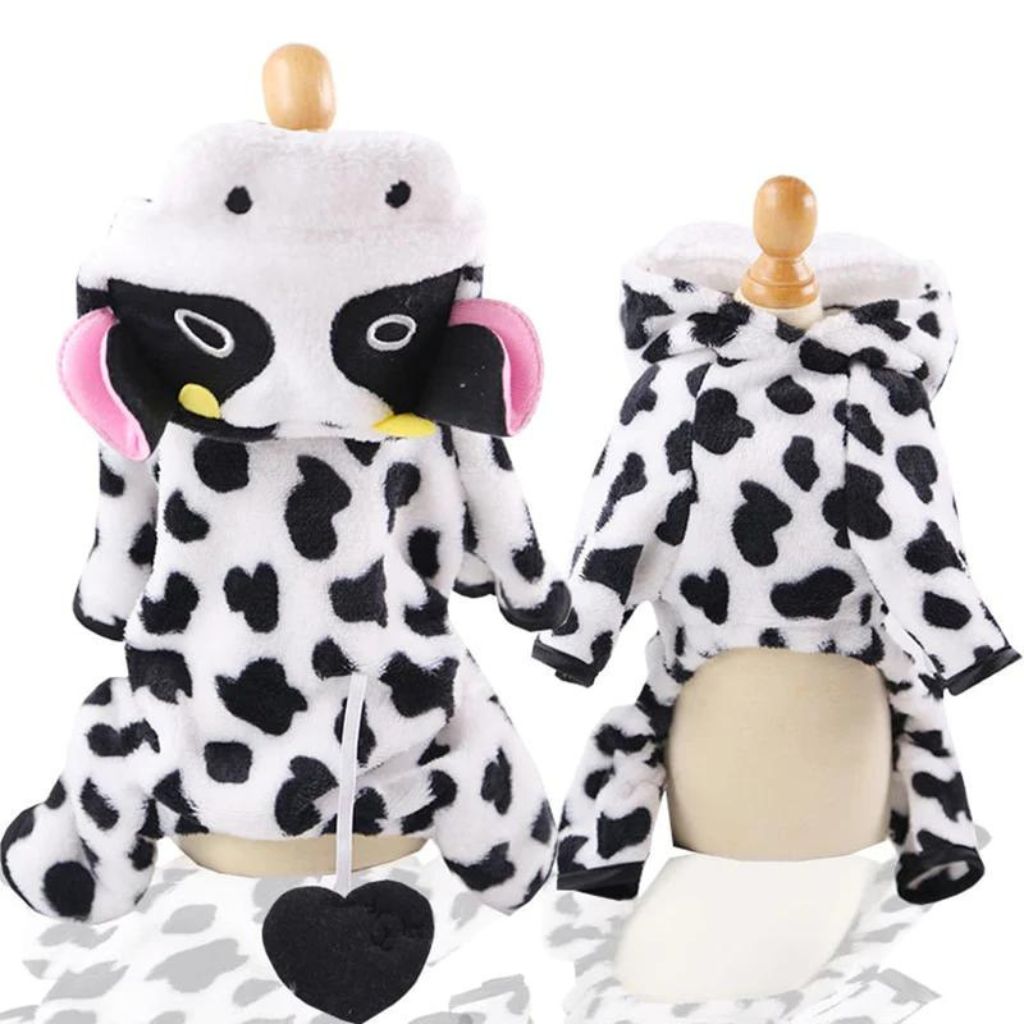 The Honest Dog Company - Cow Costume Black & White