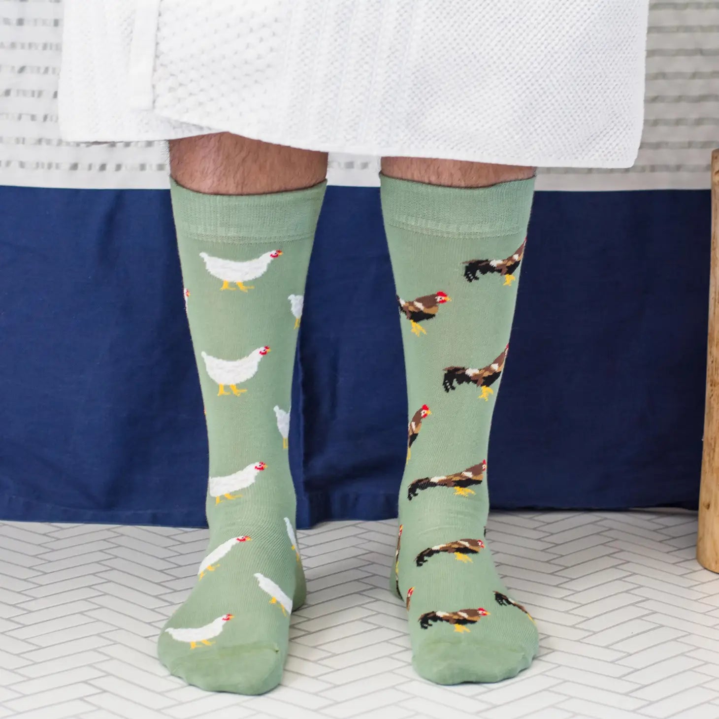 Friday Sock Co. - Men's Socks Chicken & Rooster Mismatched