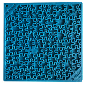 Enrichment Dog Lick Mat - Jigsaw Design