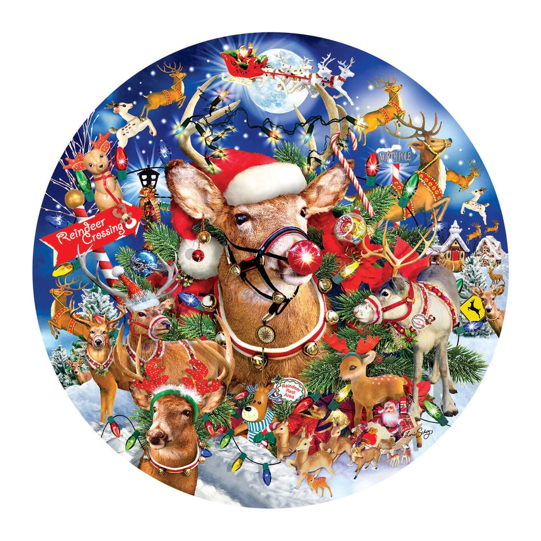 Puzzle Reindeer Madness