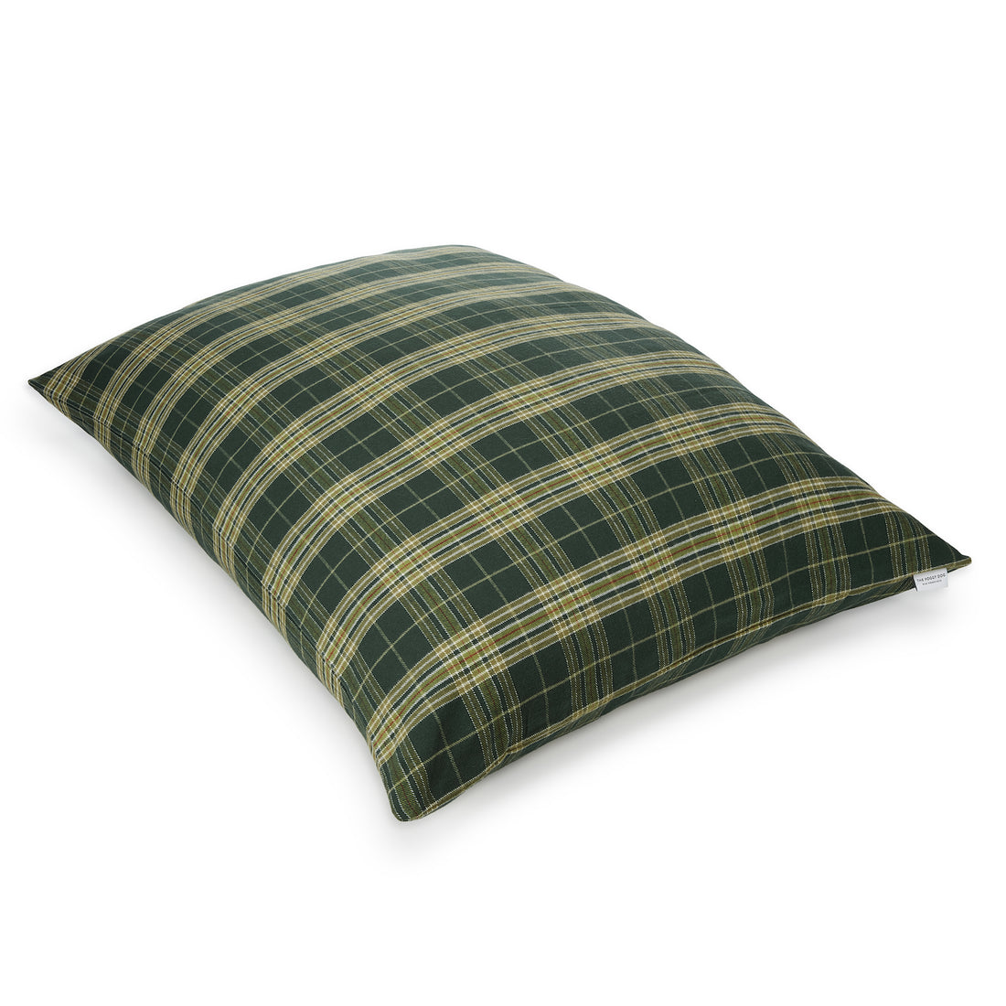 Dog Bed Mossy Plaid Flannel