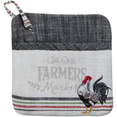 Kay Dee Designs - Farmer's Market Rooster Embroidered Pocket Mitt-Southern Agriculture