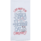 Kay Dee Designs - Stay at Home Cat Mom Embroidered Flour Sack Towel-Southern Agriculture