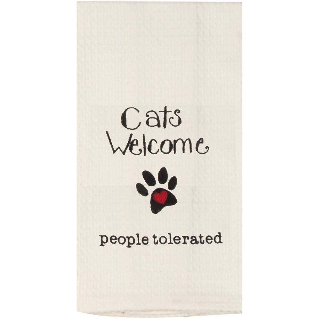 Kay Dee Designs - Dog Welcome Embroidered Waffle Towel-Southern Agriculture