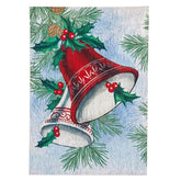 Christmas Bells Glisten Garden Flag