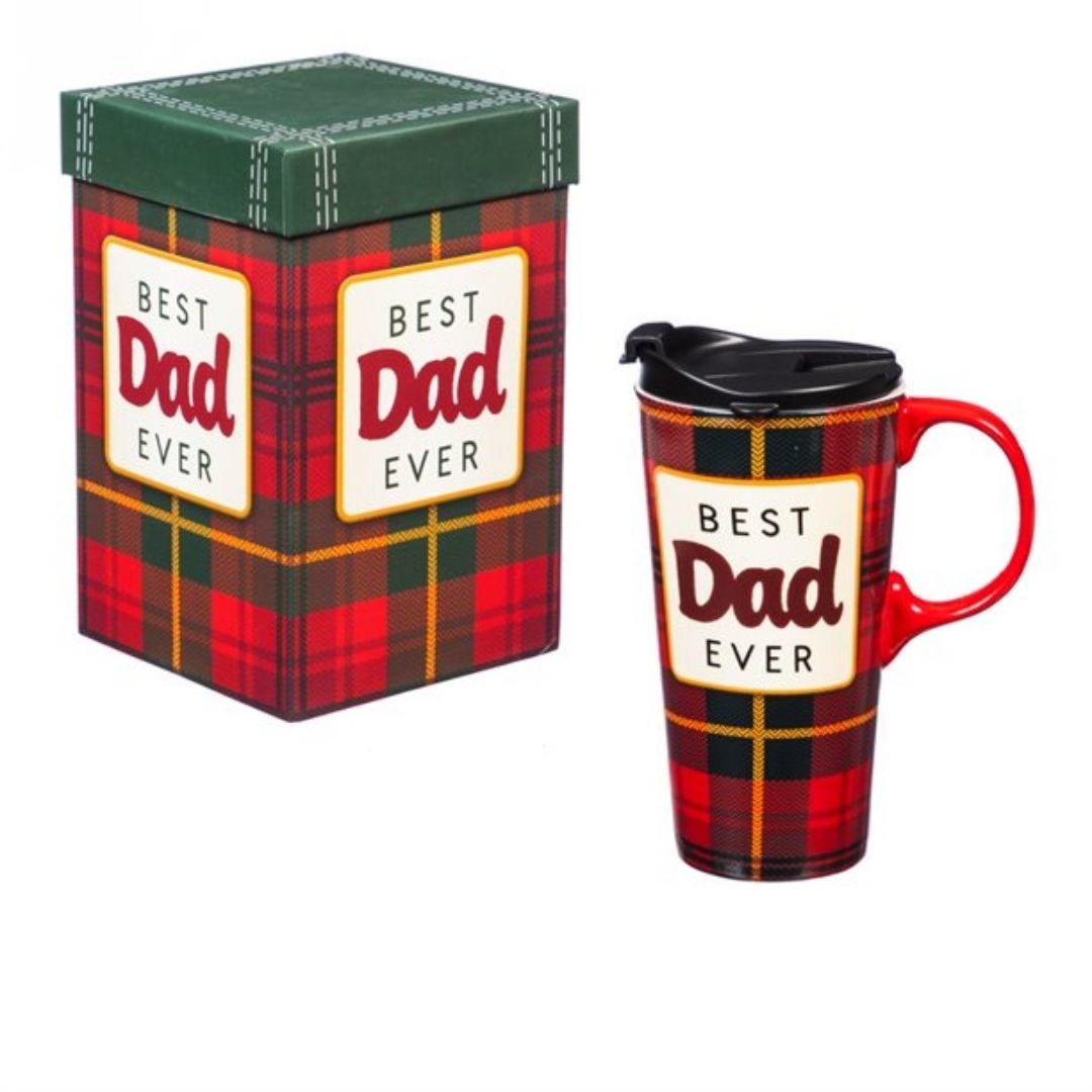 Best Dad Ever Ceramic Travel Mug