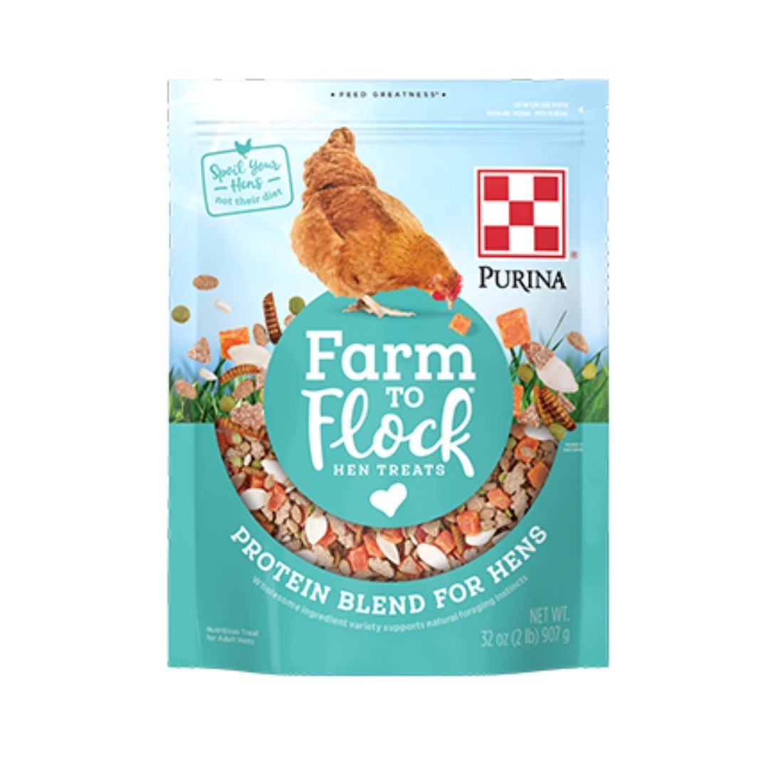 Purina Farm to Flock Protein Blend Hen Treats 2lbs