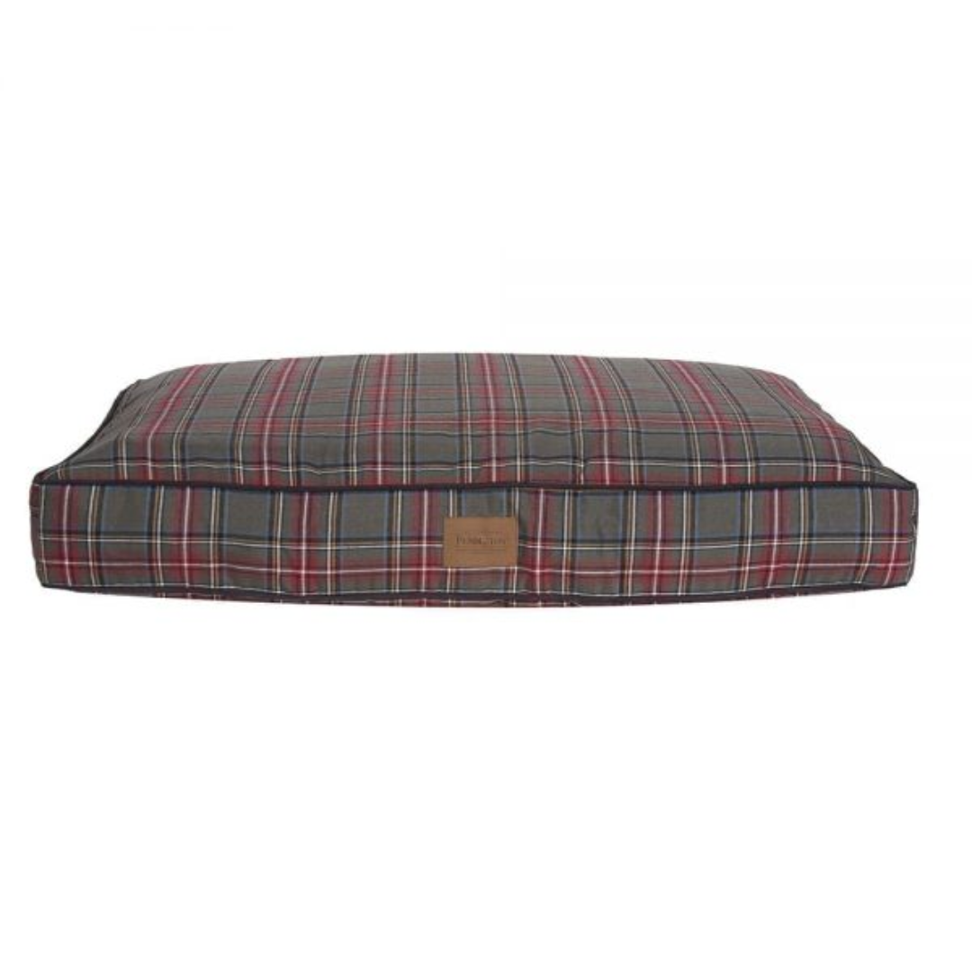 Carolina Pet - Pendleton Grey Stewart Tartan Plaid Pet Napper Dog Bed