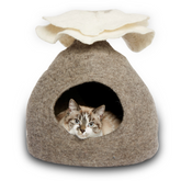 Dharma Dog Karma Cat Natural Bouquet Wool Pet Cave