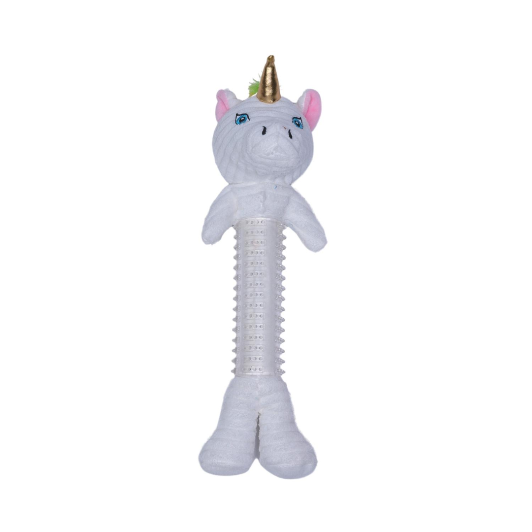 Skinny Slim Unicorn Corduroy Squeaking Dog Toy